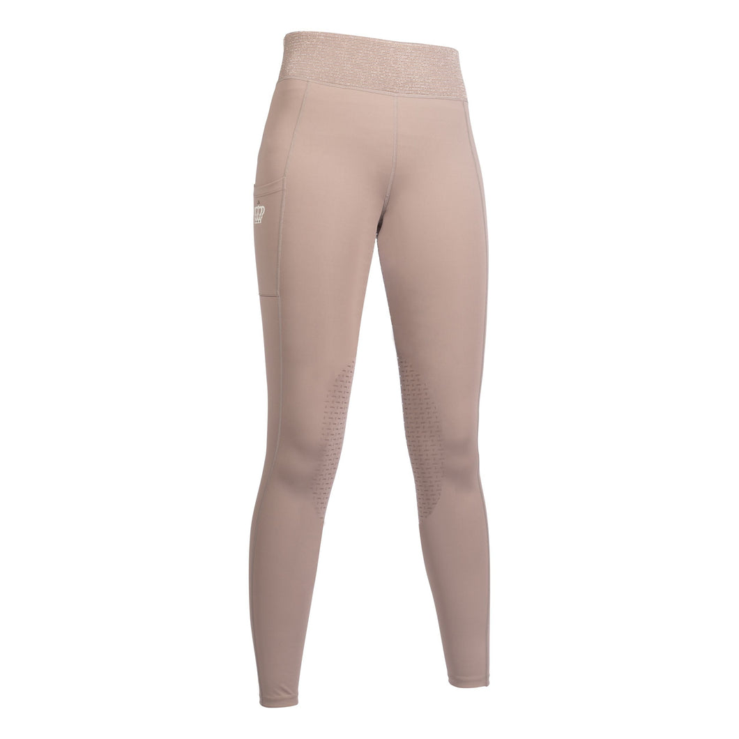 Lavender Bay Silicone Knee Patch Riding Leggings