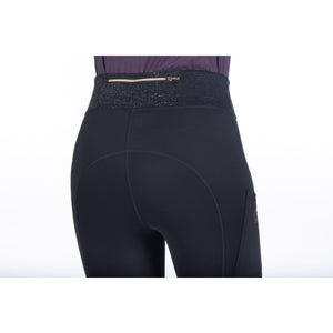 Lavender Bay Silicone Knee Patch Riding Leggings
