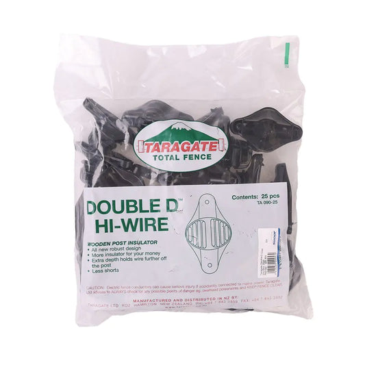 Taragate Double-D Claw Insulator 25-Pack