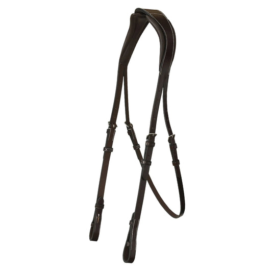 Anatomic Double Strap Headpiece for Bitless or Nosebandless Bridles