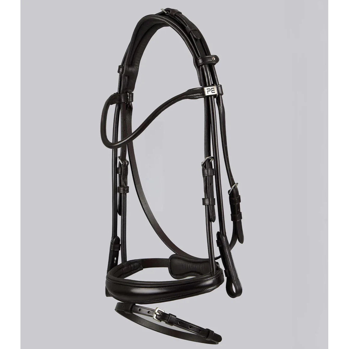 Finetti Rolled Leather Snaffle Bridle (No reins)