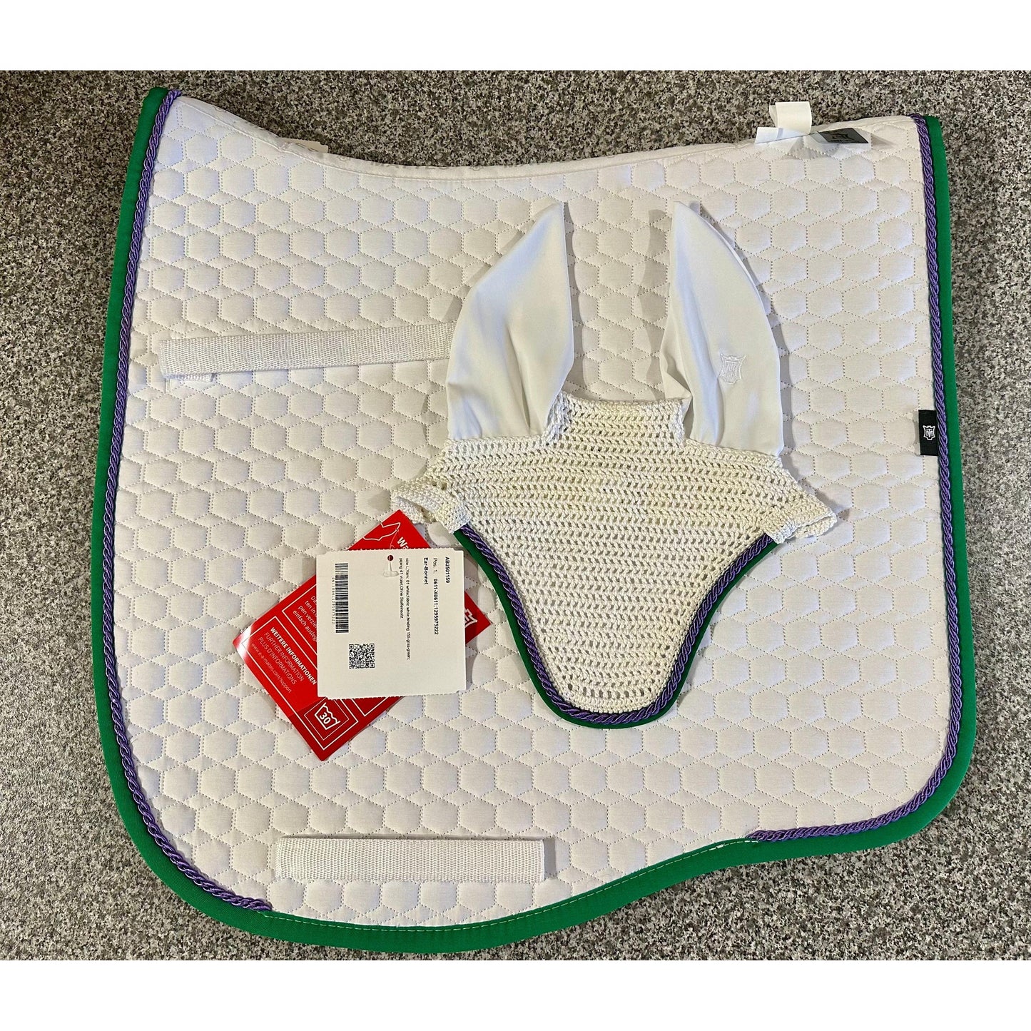 Eurofit Dressage Set - Large Size - Gras-green/Violet