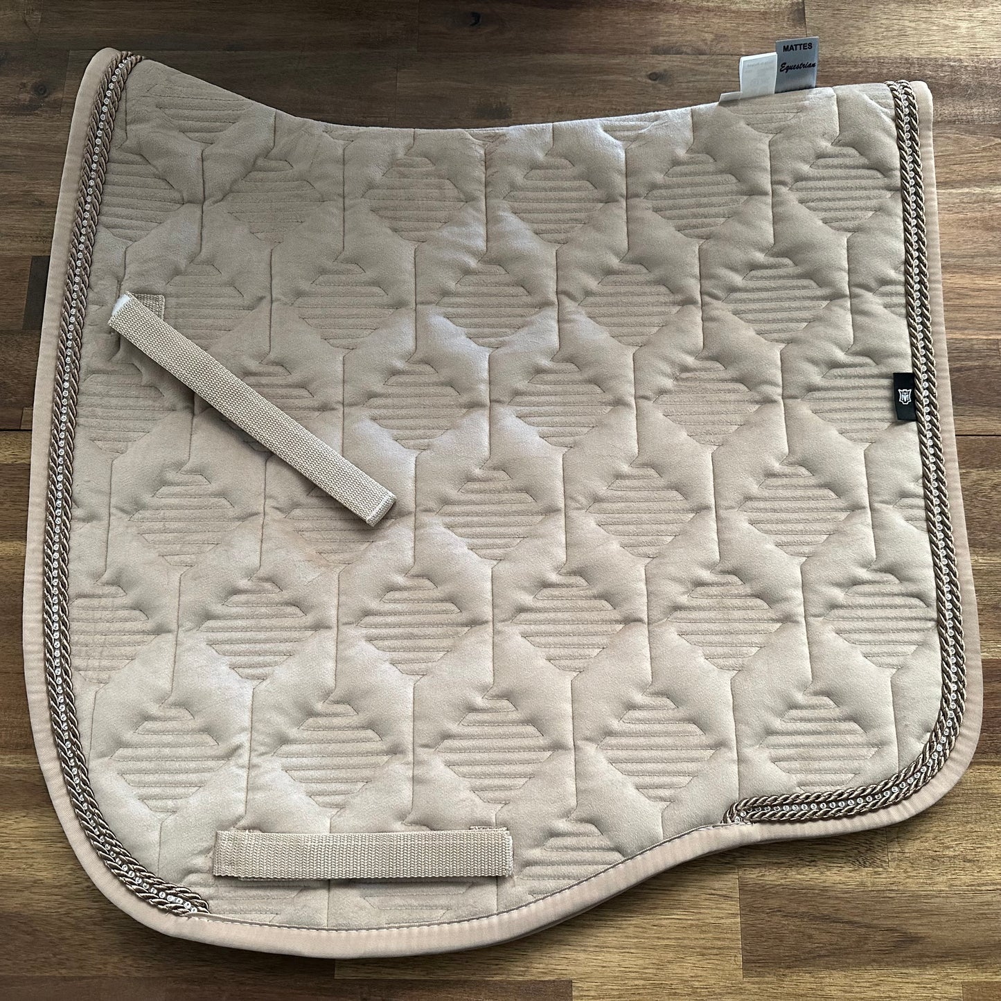 Walnut/Cappuccino Velvet Saddle Pad - Eurofit/Large Size