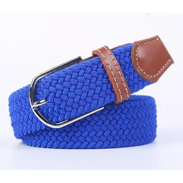 Royal Blue Elastic Braided Belt