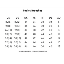 Load image into Gallery viewer, Cassa Ladies Full Seat Gel Competition Riding Breeches