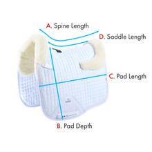 Load image into Gallery viewer, Close Contact Merino Wool European Saddle Pad - Dressage Square