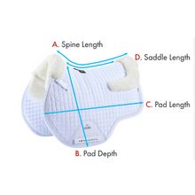 Load image into Gallery viewer, Close Contact Merino Wool European Saddle Pad - GP/Jump Square