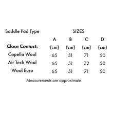 Load image into Gallery viewer, Close Contact Merino Wool European Saddle Pad - GP/Jump Square