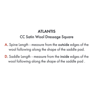 Atlantis Close Contact Satin Wool Dressage Square