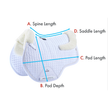 Load image into Gallery viewer, Close Contact Airtechnology Shockproof Wool Saddle Pad - GP/Jump Square