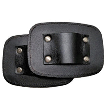 Load image into Gallery viewer, Equestrian Australia Stallion Leather Halter Number Holders (Pair)
