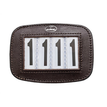 Load image into Gallery viewer, Leather Saddle Cloth Number Holders (Pair)