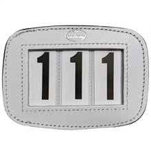 Load image into Gallery viewer, Leather Saddle Cloth Number Holders (Pair)