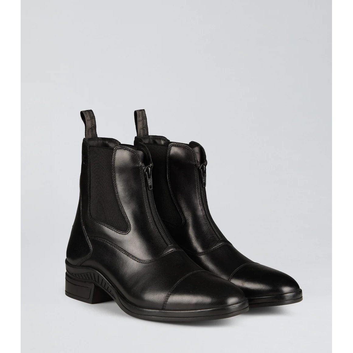 Lanark Leather Paddock Boots - Black/UK 9