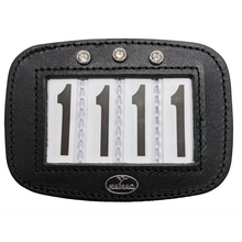 Load image into Gallery viewer, Leather Saddle Cloth Number Holders (Pair)