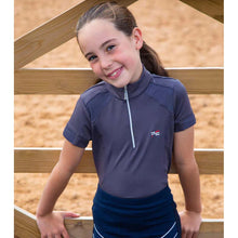 Load image into Gallery viewer, Mini Remisa Girl's Technical Short Sleeve Riding Top