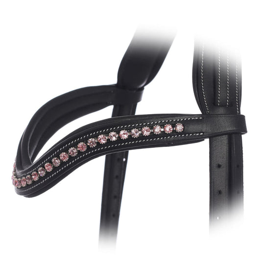 Light Rose/Light Amethyst Crystal Browband