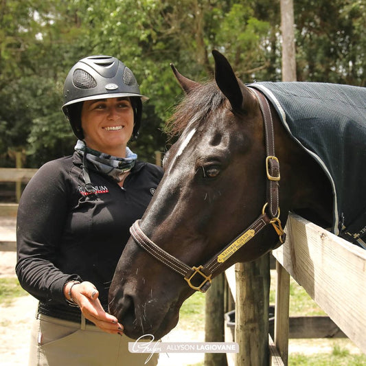 Professional Leather Show Halter w/plate