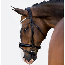Load image into Gallery viewer, Amie Rolled Italian Leather Bridle (Hanoverian) (No reins)
