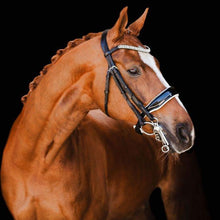 Load image into Gallery viewer, Adeline Italian Leather Bridle (Double) (No reins)