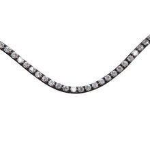 Load image into Gallery viewer, Abigail Black Italian Leather Bridle (No reins)
