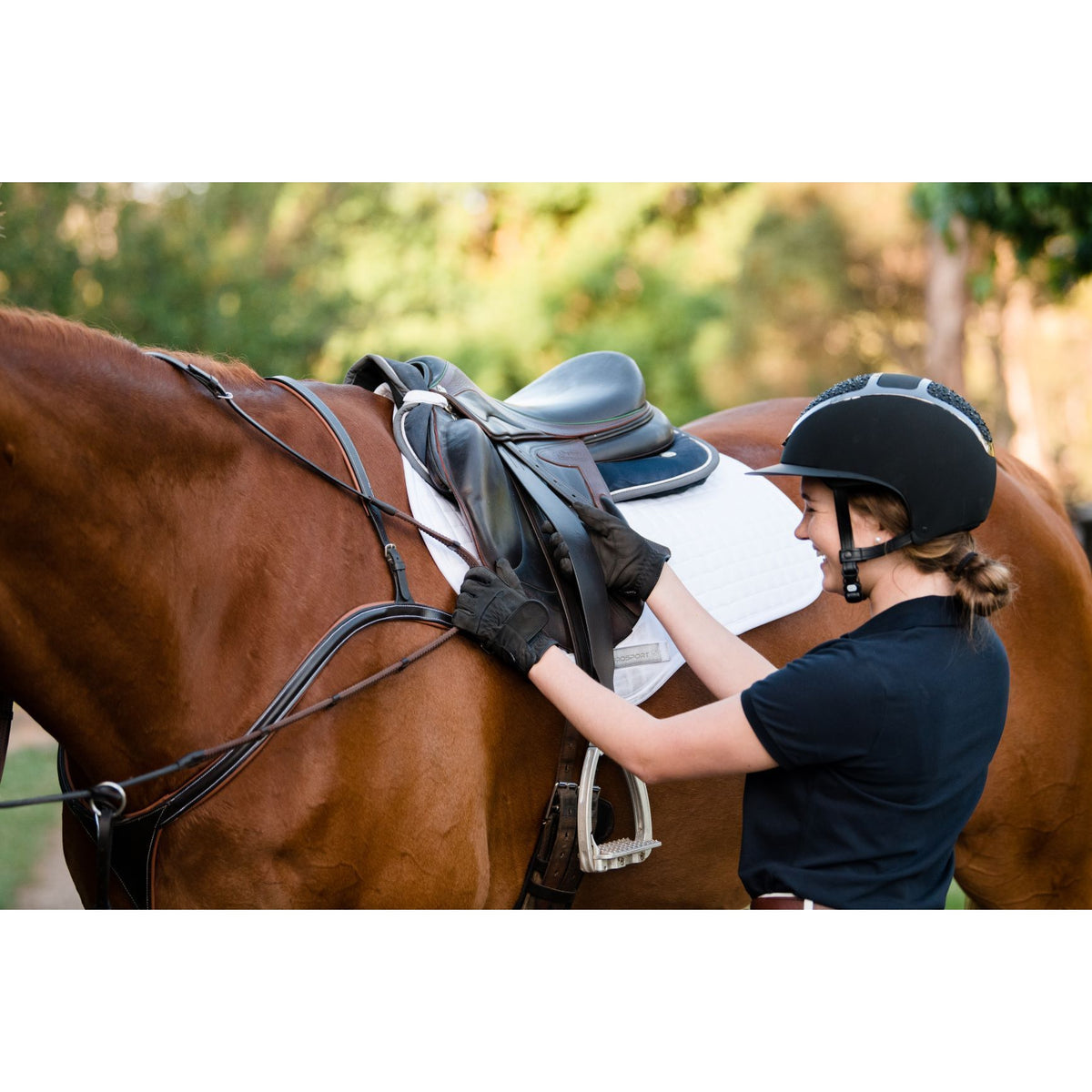 Stirrup Leathers - Jumping Stability (Standard 140cm)