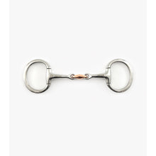 Load image into Gallery viewer, Eggbutt Snaffle with Copper Lozenge
