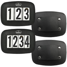 Load image into Gallery viewer, Leather Halter Number Holders (Pair)