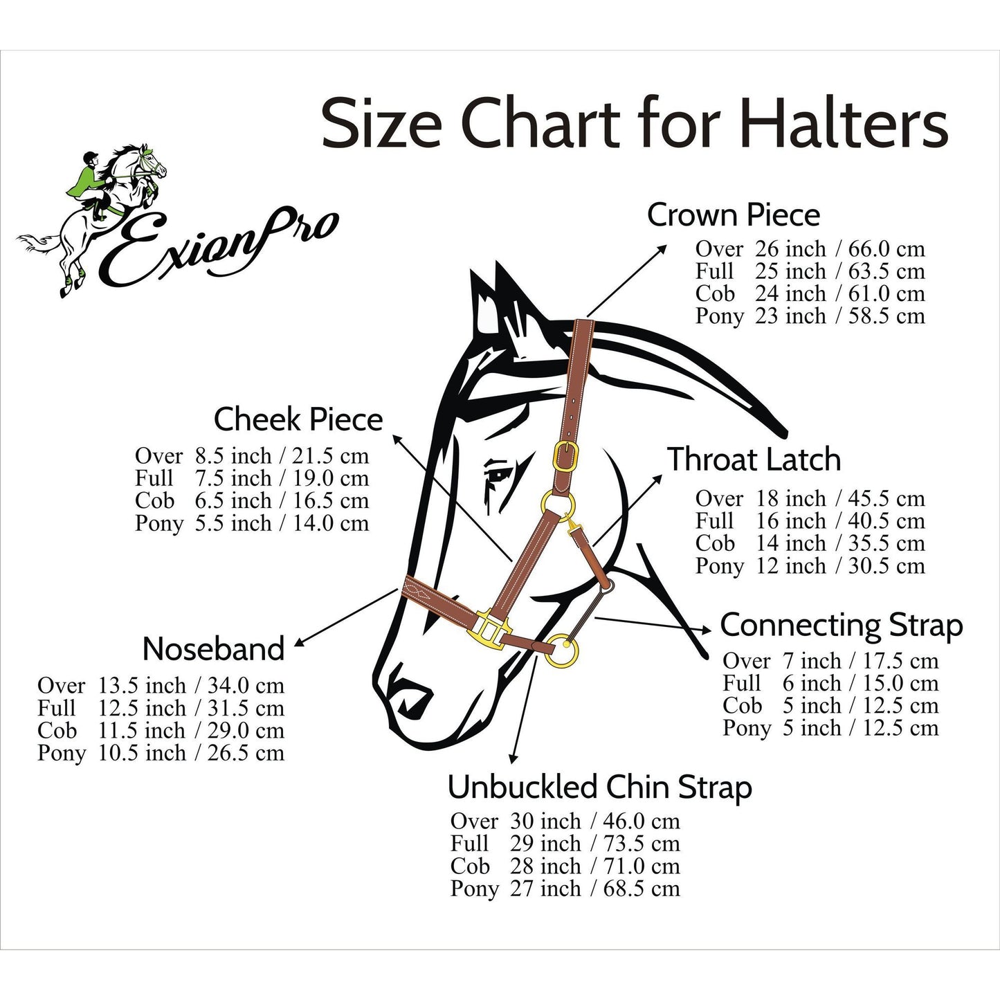 Triple Stitched Padded Leather Halter