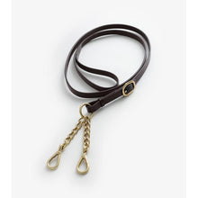 Load image into Gallery viewer, Leather Lead Rein with Chain Coupling