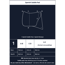 Load image into Gallery viewer, Design your own E.A Mattes Spanish Baroque Saddle Pad