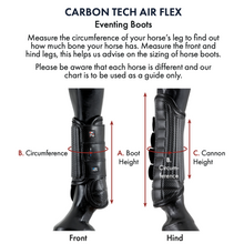 Load image into Gallery viewer, Carbon Tech Air Flex Eventing Boots - Hind
