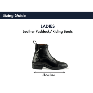 Milton Ladies Leather Paddock Boots