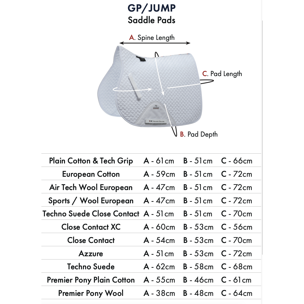 Azzure Anti-Slip Satin GP/Jump Square - White