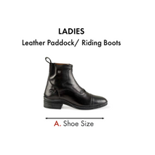 Load image into Gallery viewer, Loxley Ladies Leather Paddock/Riding Boots