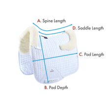 Load image into Gallery viewer, Capella Close Contact Merino Wool Dressage Square