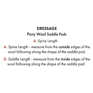 Pony Close Contact Merino Wool Half Lined European Dressage Square