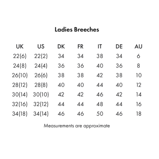 Sophia Ladies Full Seat High Waist Riding Breeches