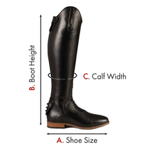 Load image into Gallery viewer, Bilancio Ladies Leather Field Tall Riding Boot