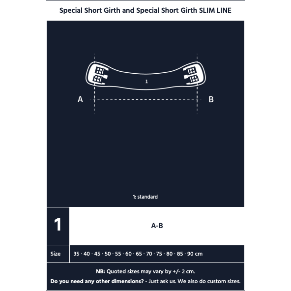 Design your own E.A Mattes Special Short Girth (Quilt)