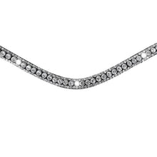 Load image into Gallery viewer, Amie Rolled Italian Leather Bridle (Hanoverian) (No reins)