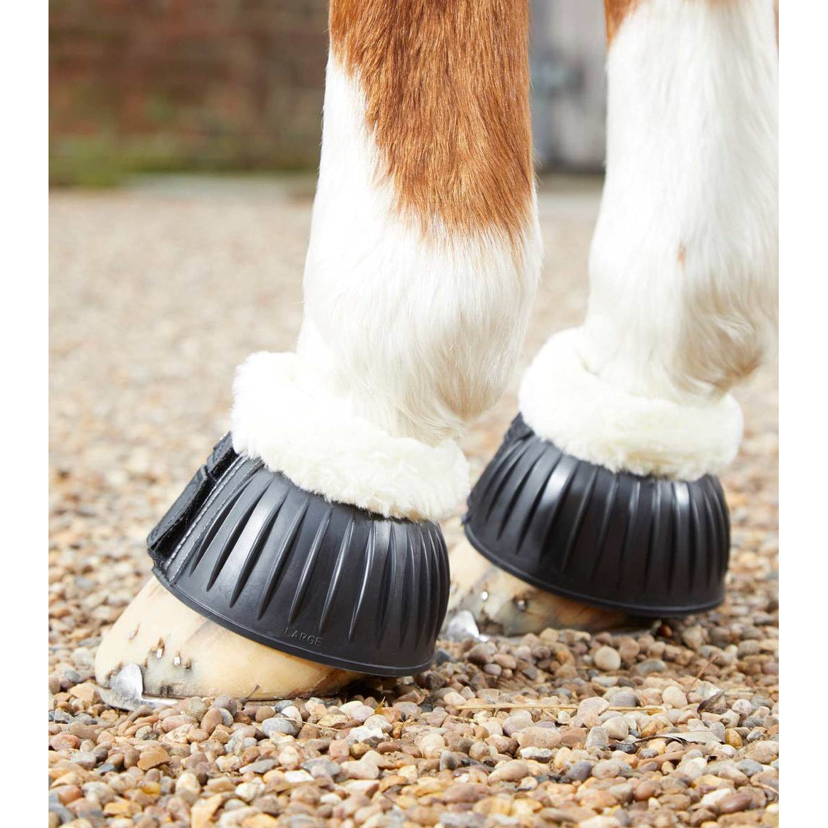 Techno Wool Rubber Bell Over Reach Boots