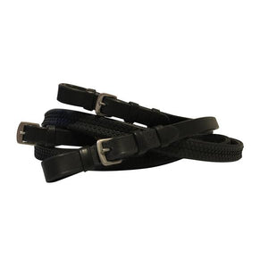 Azure Anatomic Italian Leather Bridle - Black