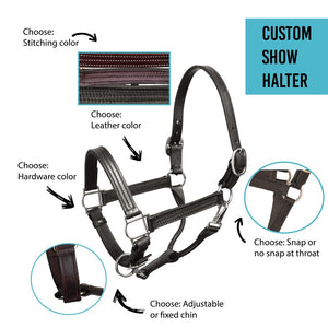 Custom Premium Show Halter