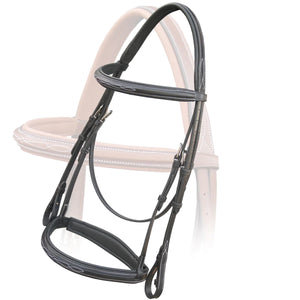 Fancy Stitch Padded Cavesson Bridle