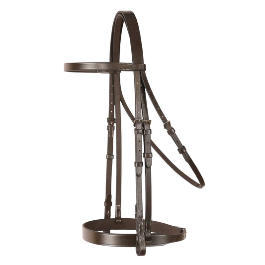 Aster Flat Traditional Hunter Bridle