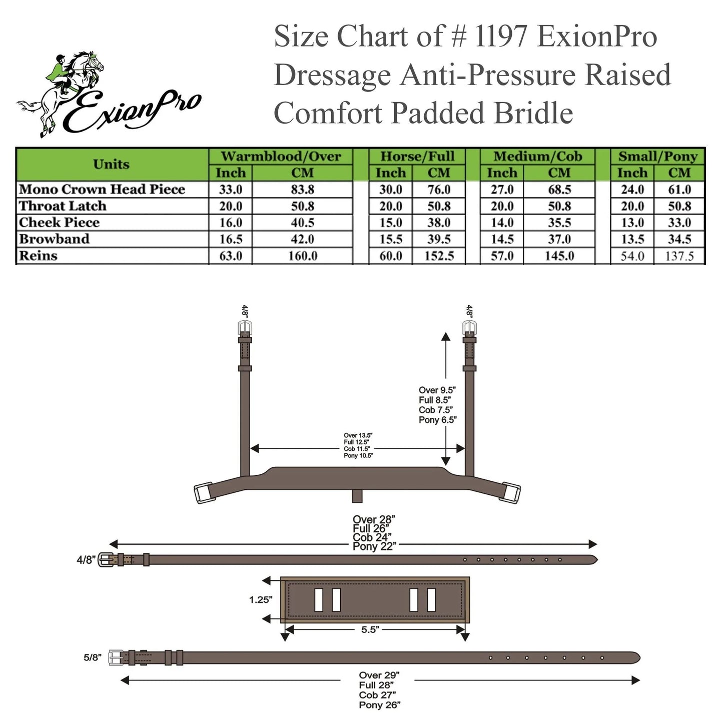 Ursa Anatomic Dressage Bridle