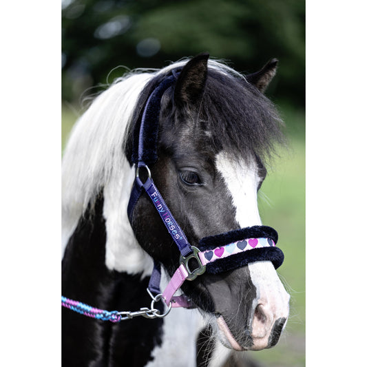 Funny Horses Hearts Shetland Pony Halter