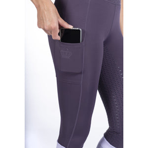 Lavender Bay Silicone Full Seat Riding Leggings