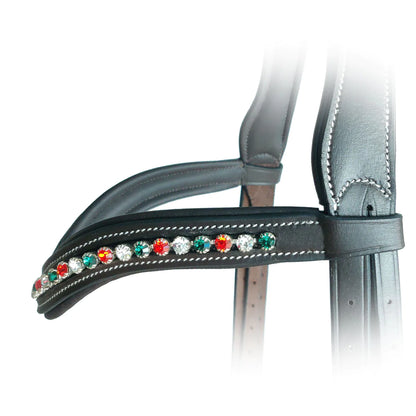 Hyacinth/Emerald/Clear Crystal Browband